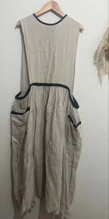 작가 원피스 에이프런 원피스