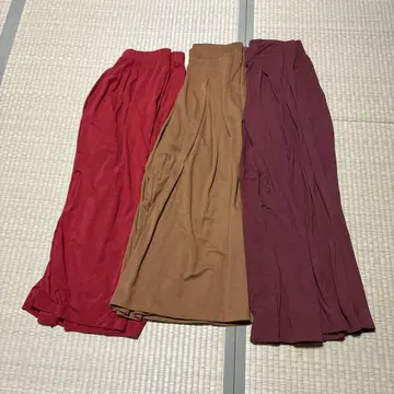 유니클로 가우초 팬츠 3종 세트