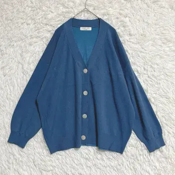 [ FONTLAB ] 가디건 (15) 빅 사이즈 V넥 블루