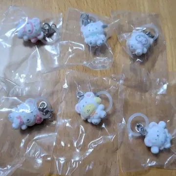 산리오 메지루시 액세서리 복슬복슬 스노우 컴프 세트