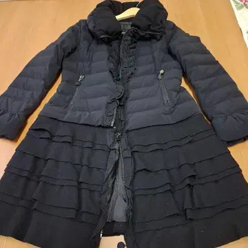 TOBECHIC 새상품급 프릴 귀여운 2way 다운 코트 사이즈 42