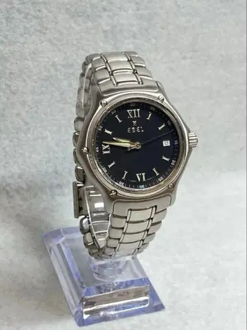 컨디션 최상 EBEL 1911 클래식 손목시계 블랙 개런티 부속