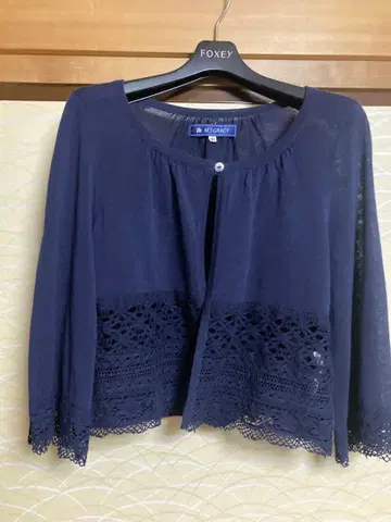 M'S GRACY 네이비 레이스 가디건