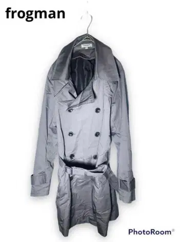 [ frogman ] 프로그맨 트렌치코트 벨티드 롱 코트