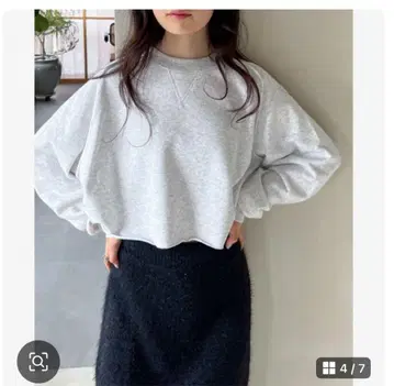 feepur 아웃락 래글런 숏 맨투맨