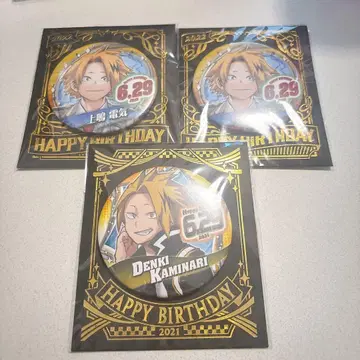 히로아카 가미나리 덴키 벌스데이 캔뱃지