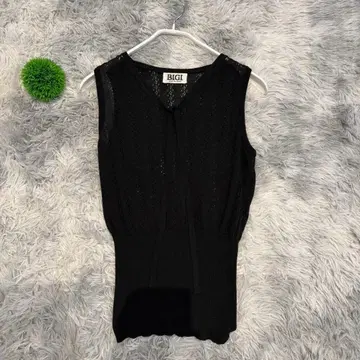 BIGI 사이즈 7I BIGI 블랙 슬리브리스 니트