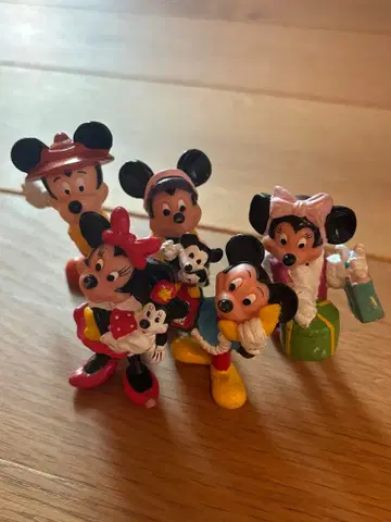 디즈니 캐릭터 피규어 5개 세트