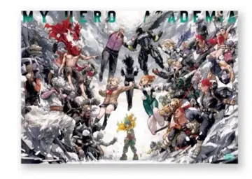 미개봉 새상품 히로아카 원화전 B2 포스터 키 비주얼 히어로VS빌런