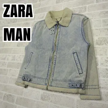 ZARA MAN 자라맨 내 보아 데님 자켓 L 사이즈