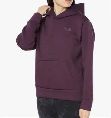 The North Face 퍼플 후드 부착 후드티 L 사이즈