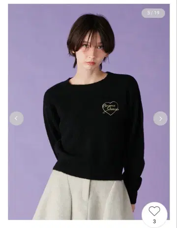 [ 새상품급 ] LILY BROWN CINEMA QUEEN 니트탑