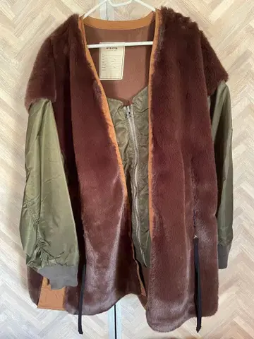 LEPSIM (렙심) 아우터 절개 퍼 점퍼