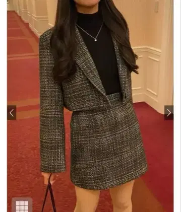 GRL 자켓과 스커트 셋업