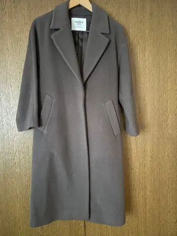 모카 체스터 코트*캐시미어 혼방 36