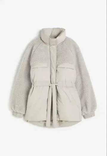 H&M 패디드 테디 자켓