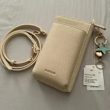 BAYFLOW 베이지 스마트폰 숄더백 기프트 백 포함