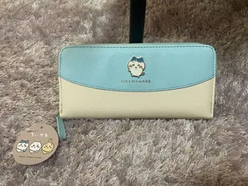 HACHI WARE 캐릭터 지갑 스카이블루 크림