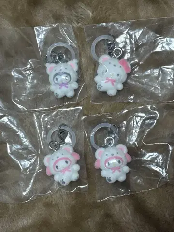 산리오 가챠 메지루시 액세서리 후와후와 스노우 마이멜로디 등 3종