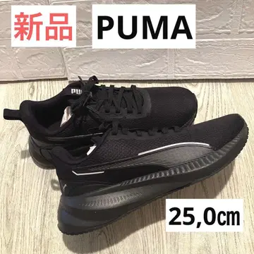 미사용 Puma 플라이어 라이트 3 블랙 신발 스니커즈 쿠션