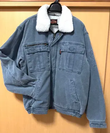 CO-CS 코코스신오카 방한 데님 블루종 LL 작업옷 작업복