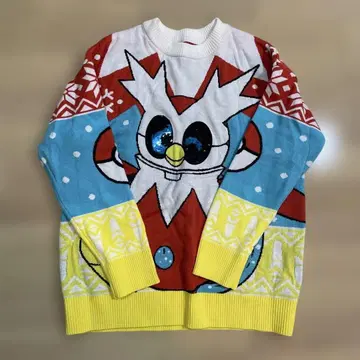 포켓몬 크리스마스 스웨터 무쇠보따리 M 사이즈 크리스마스 마켓