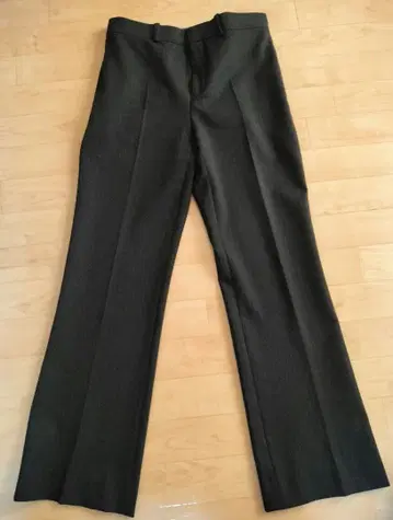 [ ZARA ] 네이비 스트라이프 플레어 슬랙스