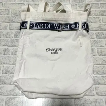 EXILE STAR OF WISH 코튼 백