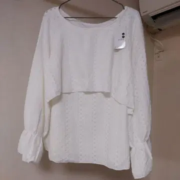 [ 새상품 ] eur3 에울큐브 빅 사이즈 사이즈2 티어드 상의