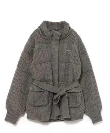 Mary 퀼팅 니트 쉐이프 재킷