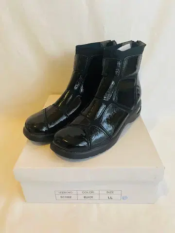 [ 포폴라레 ] 에나멜 부츠 24.5cm