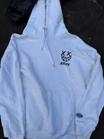 Steezmann 화이트 후드티 L 사이즈