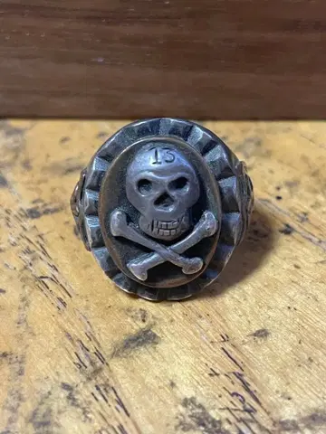 멕시칸링 빈티지 HTC 바이커링 스컬