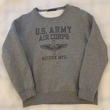 AVIREX 여성용 맨투맨 M 미사용 속기모