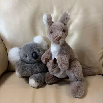 코알라와 캥거루 봉제 인형 세트