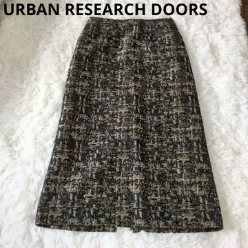 URBAN RESEARCH DOORS 자카드 스트레이트 스커트