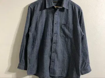 Patrizio Francesca 스트라이프 셔츠 블루 새상품급