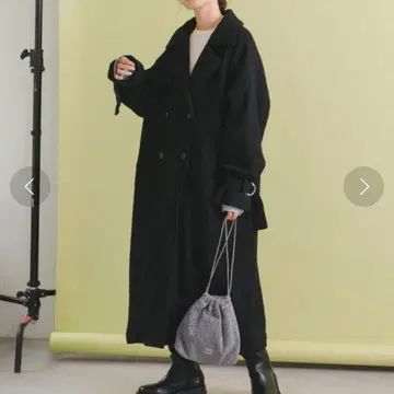 Kastane 하이넥 롱 코트 사이즈 1