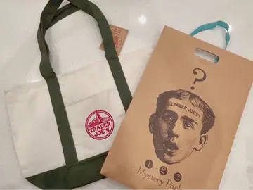 12/2 출시 TRADER JOE'S 에코백 그린+미스터리팩 2