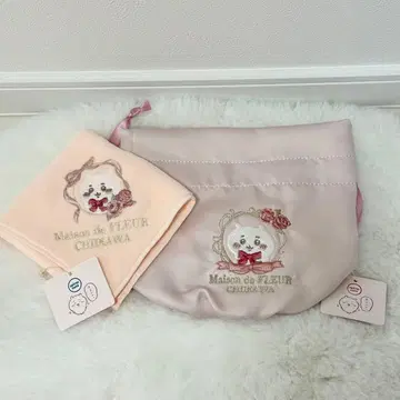 메종 드 플뢰르 치이카와 복조리 손수건