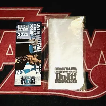 야자와 에이요시 도쿄 DOME SS석 한정판 핸드 타월 티켓