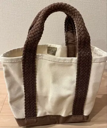 L.L.Bean 아이보리 브라운 토트백