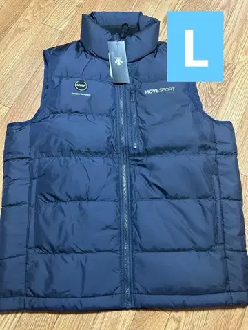 데상트 MOVE SPORT 다운 베스트 네이비 L 사이즈