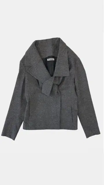 JIL SANDER 그레이 울 피코트