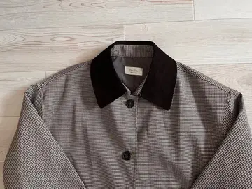 체크 무늬 트렌치코트 여성용 스프링 코트