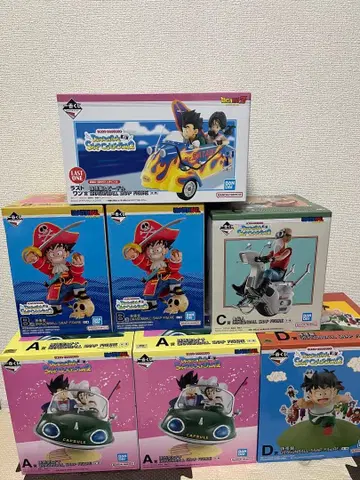 드래곤볼 제일복권 피규어 7점