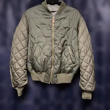 SLY 리버서블 MA-1 카키 절개