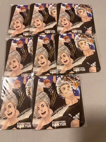 하이큐 아트 코스터 특전 MSBY 8장