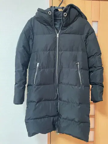 ZARA 다운 자켓 블랙
