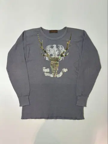 BURNOUT 퍼플 데미지 긴팔 써멀 M 사이즈